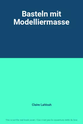 Couverture du produit · Basteln mit Modelliermasse
