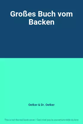 Couverture du produit · Großes Buch vom Backen