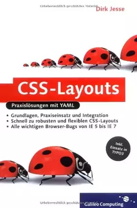Couverture du produit · CSS-Layouts: Praxislösungen mit YAML, CSS-Layouts mit TYPO3 und xt:Commerce, inkl. Internet Explorer 7 (Galileo Computing)