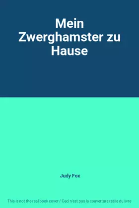 Couverture du produit · Mein Zwerghamster zu Hause