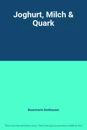 Couverture du produit · Joghurt, Milch & Quark
