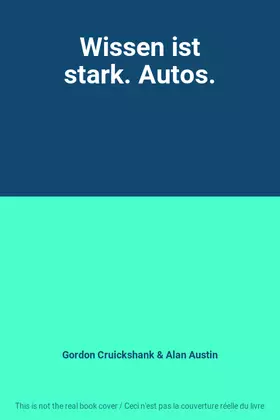 Couverture du produit · Wissen ist stark. Autos.