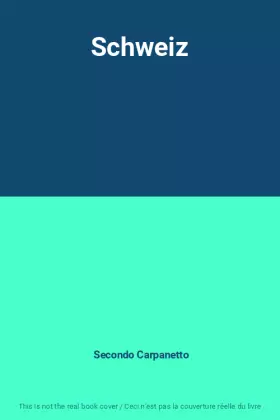 Couverture du produit · Schweiz