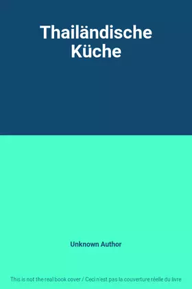 Couverture du produit · Thailändische Küche