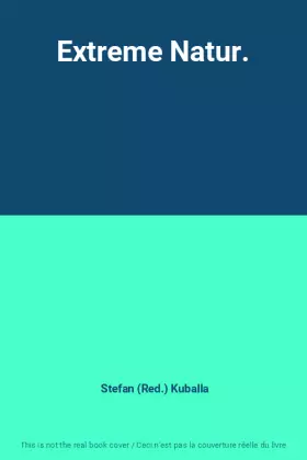 Couverture du produit · Extreme Natur.