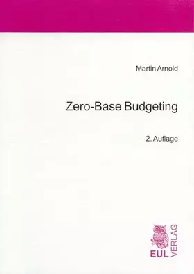 Couverture du produit · Zero-Base Budgeting