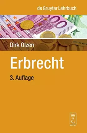 Couverture du produit · Erbrecht (De Gruyter Lehrbuch)
