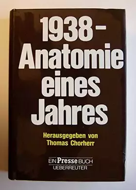 Couverture du produit · 1938 - Anatomie eines Jahres