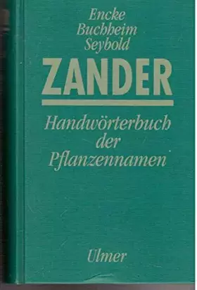 Couverture du produit · Zander-Handwörterbuch der Pflanzennamen