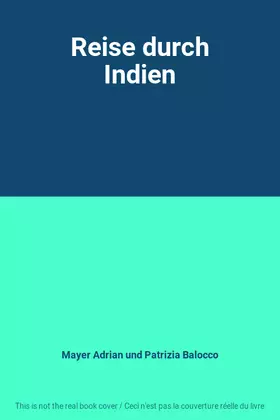 Couverture du produit · Reise durch Indien