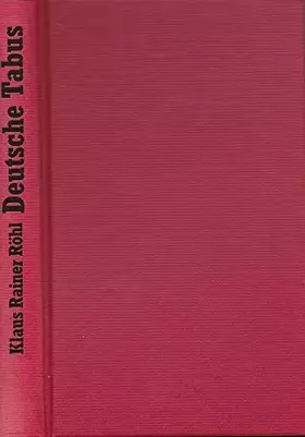 Couverture du produit · Deutsche Tabus: Ungefragte Antworten