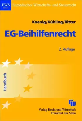 Couverture du produit · EG-Beihilfenrecht