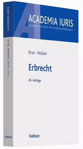 Couverture du produit · Erbrecht (Academia Iuris)