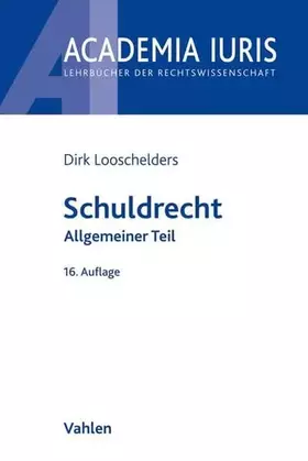 Couverture du produit · Schuldrecht: Allgemeiner Teil