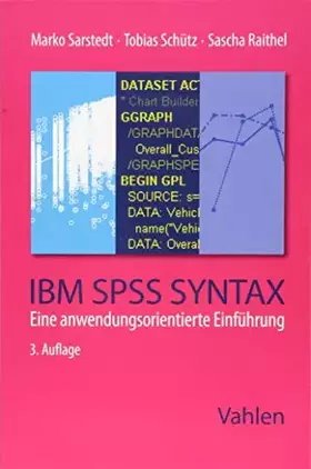 Couverture du produit · IBM SPSS Syntax: Eine anwendungsorientierte Einführung