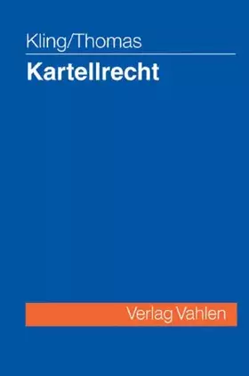 Couverture du produit · Kartellrecht
