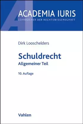 Couverture du produit · Schuldrecht: Allgemeiner Teil