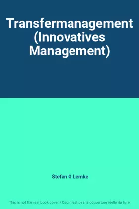 Couverture du produit · Transfermanagement (Innovatives Management)