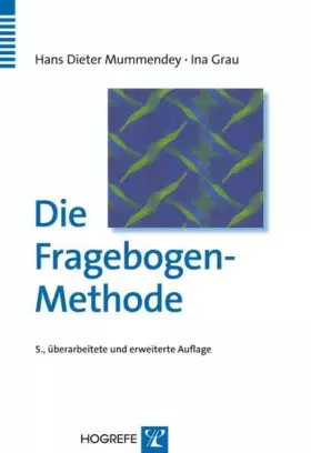 Couverture du produit · Die Fragebogen-Methode