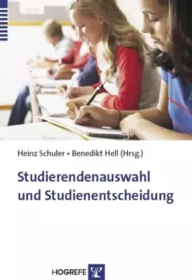 Couverture du produit · Studierendenauswahl und Studienentscheidung