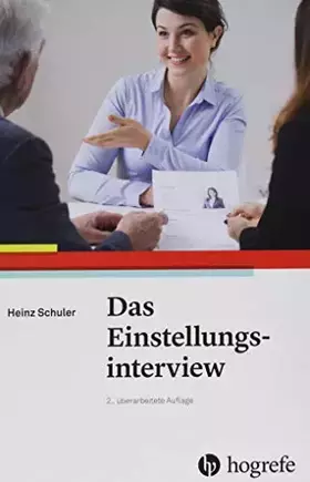 Couverture du produit · Das Einstellungsinterview