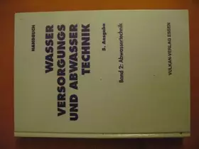Couverture du produit · Wasserversorgungs- und Abwassertechnik: Abwassertechnik