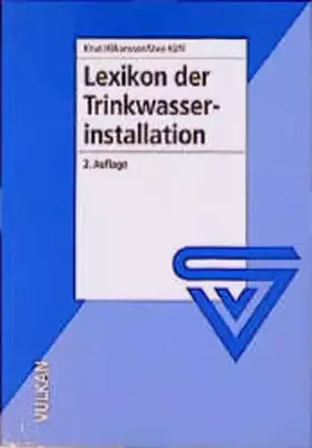 Couverture du produit · Lexikon der Trinkwasserinstallation