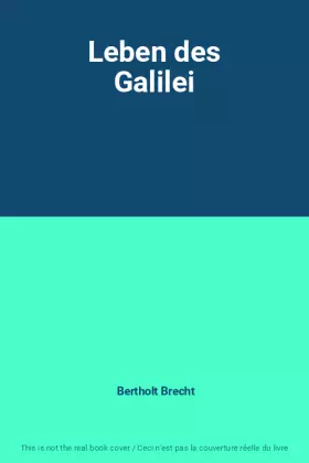 Couverture du produit · Leben des Galilei