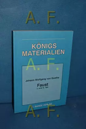 Couverture du produit · Faust 1/2.