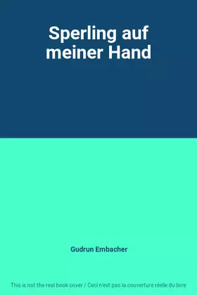 Couverture du produit · Sperling auf meiner Hand