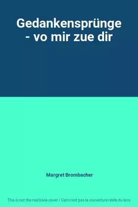 Couverture du produit · Gedankensprünge - vo mir zue dir