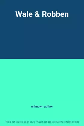 Couverture du produit · Wale & Robben