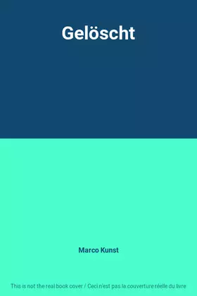 Couverture du produit · Gelöscht