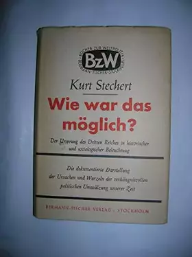 Couverture du produit · Wie war das möglich?