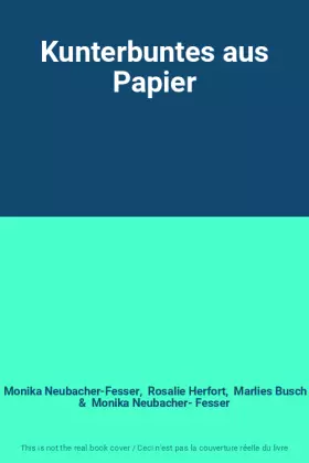 Couverture du produit · Kunterbuntes aus Papier