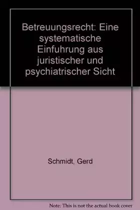 Couverture du produit · Betreuungsrecht