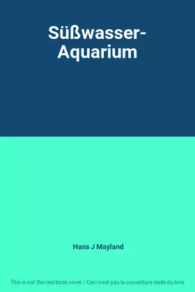 Couverture du produit · Süßwasser- Aquarium