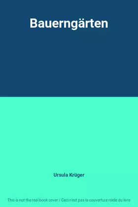 Couverture du produit · Bauerngärten