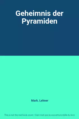 Couverture du produit · Geheimnis der Pyramiden
