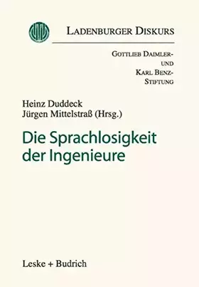 Couverture du produit · Die Sprachlosigkeit der Ingenieure (Ladenburger Diskurs)