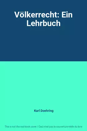 Couverture du produit · Völkerrecht: Ein Lehrbuch