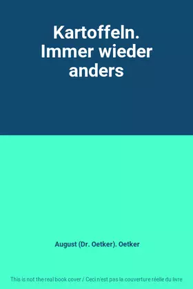 Couverture du produit · Kartoffeln. Immer wieder anders
