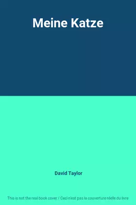 Couverture du produit · Meine Katze