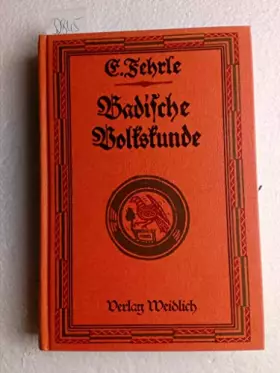 Couverture du produit · Badische Volkskunde