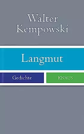 Couverture du produit · Langmut: Gedichte
