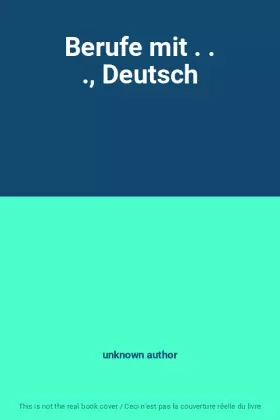 Couverture du produit · Berufe mit . . ., Deutsch