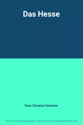 Couverture du produit · Das Hesse