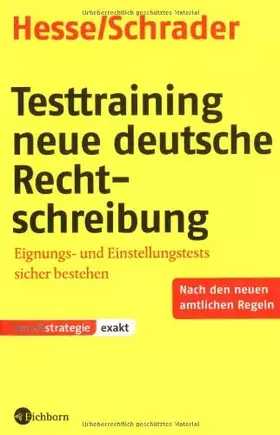 Couverture du produit · Testtraining neue deutsche Rechtschreibung