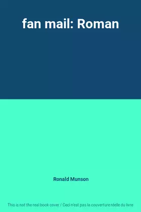 Couverture du produit · fan mail: Roman