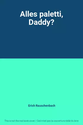 Couverture du produit · Alles paletti, Daddy?